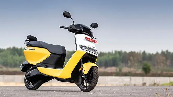 Ather Rizta Z 3.7 kWh electric scooter exterior, front three-quarter view.