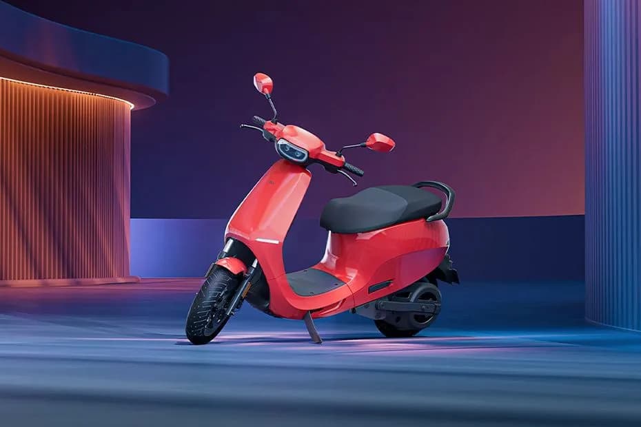 Ola S1 Pro+ Gen 3 5.3 kWh electric scooter exterior, front three-quarter view.