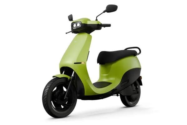 Ola S1 Air electric scooter exterior, front three-quarter view.